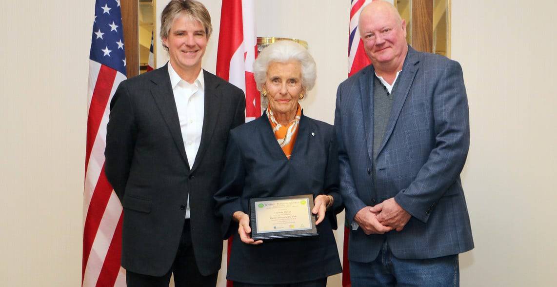 Lucinda Flemer, founder of Kingsbrae Garden in New Brunswick