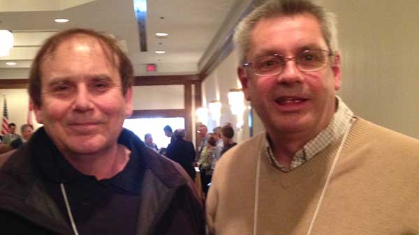 Robert Caron and David Dunn of Rideau Woodland Ramble at the awards.